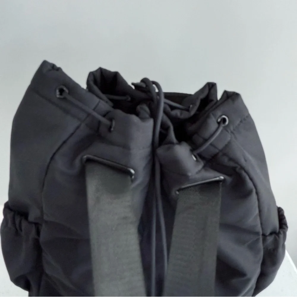 Beyond Yoga Convertible Gym Bag Black Nylon Backpack Shoulder Tote Travel School